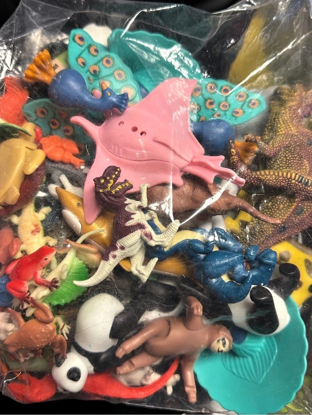 Assorted Animal Figure Lot Multicolor